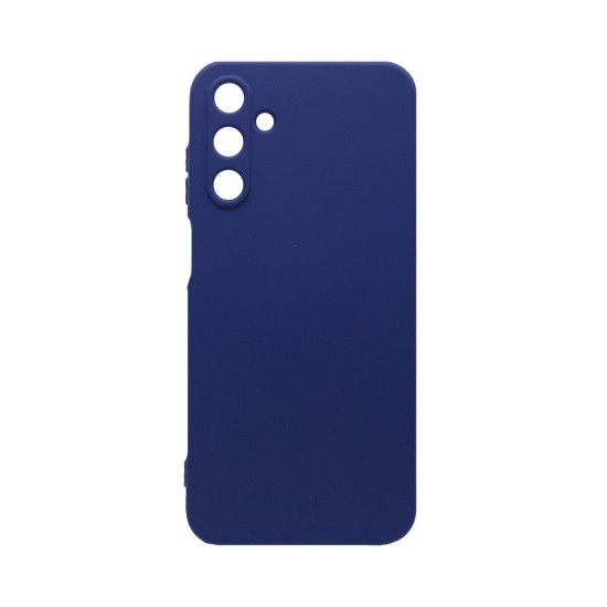 Capa de Silicone com Moldura de Câmera para Samsung Galaxy A15 4G/A15 5G Azul Escuro